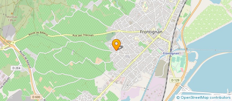localisation de l'entreprise MADAME BEATRICE BIDAULT à FRONTIGNAN