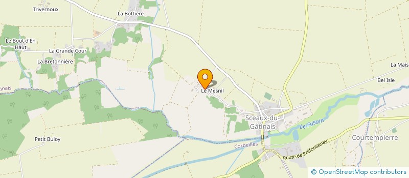 localisation de l'entreprise MADAME BEATRICE BIENVENU  SCEAUX-DU-GATINAIS