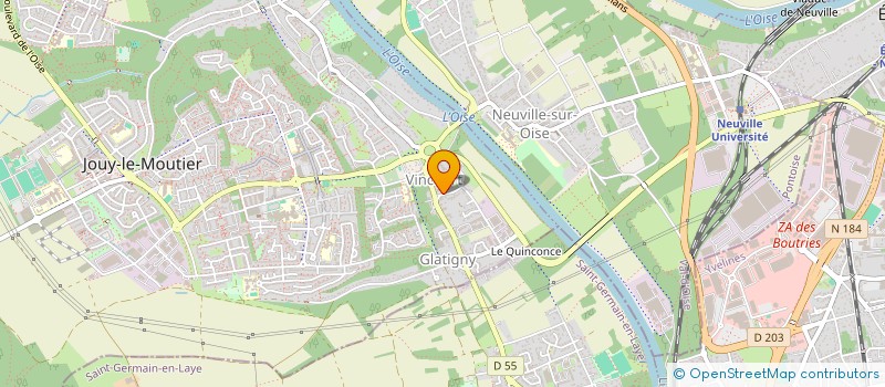 localisation de l'entreprise MADAME BEATRICE BIESSY  JOUY-LE-MOUTIER