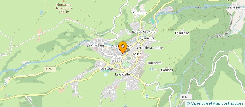 localisation de l'entreprise MADAME BEATRICE BILLARD  BESSE-ET-SAINT-ANASTAISE