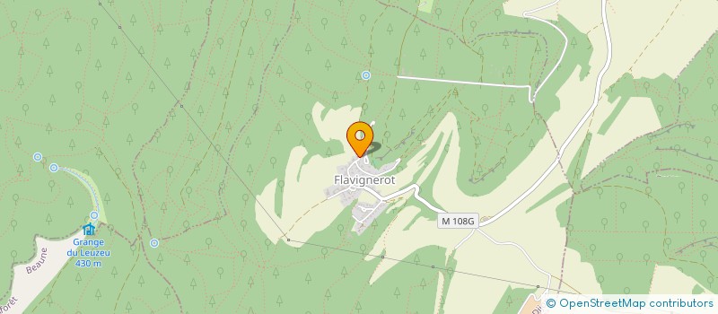 localisation de l'entreprise MADAME BEATRICE BILLET  FLAVIGNEROT