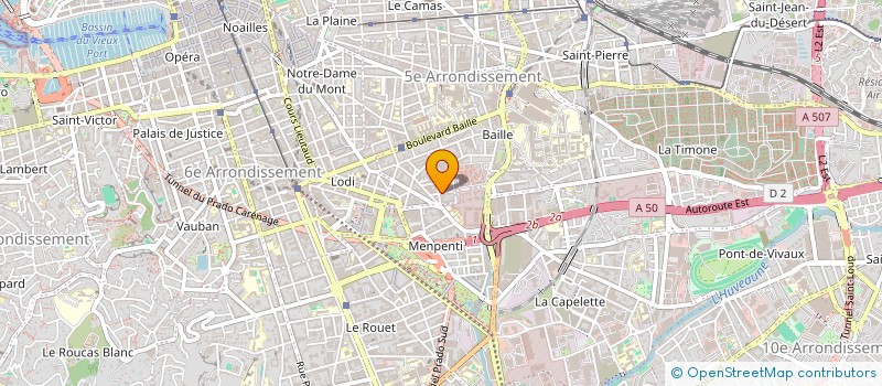 localisation de l'entreprise MADAME BEATRICE BISTER à MARSEILLE