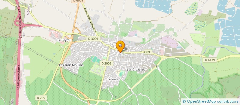 localisation de l'entreprise MADAME BEATRICE BLANADET  SIGEAN