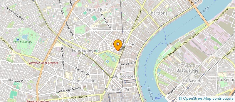 localisation de l'entreprise MADAME BEATRICE BLANCHY JOURNU  BORDEAUX