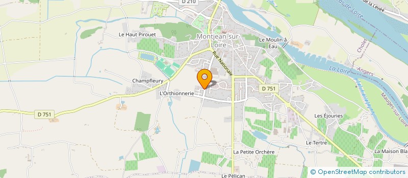 localisation de l'entreprise MADAME BEATRICE BLANDIN  MAUGES-SUR-LOIRE