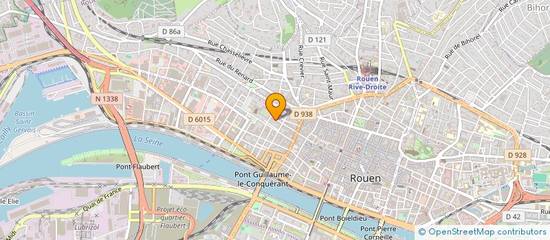 localisation de l'entreprise MADAME BEATRICE BLARD  ROUEN