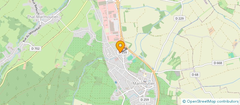 localisation de l'entreprise MADAME BEATRICE BLELLY  MARMOUTIER