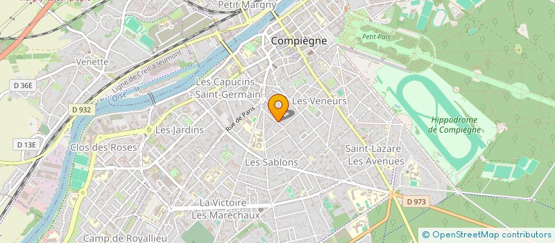 localisation de l'entreprise MADAME BEATRICE BODARD  COMPIEGNE