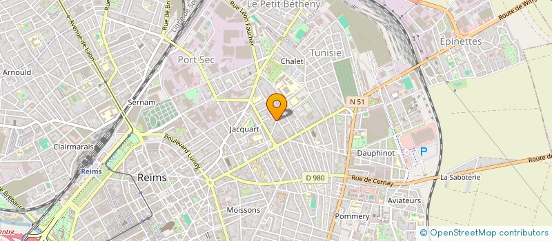 localisation de l'entreprise MADAME BEATRICE BOIDEL  REIMS