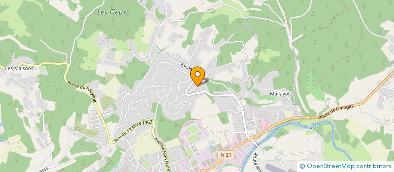 localisation de l'entreprise MADAME BEATRICE BONDER  TRELISSAC