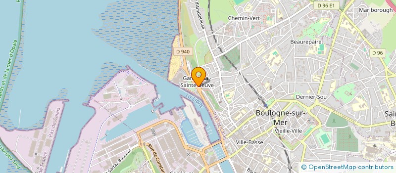 localisation de l'entreprise MADAME BEATRICE BONIFACE  BOULOGNE-SUR-MER