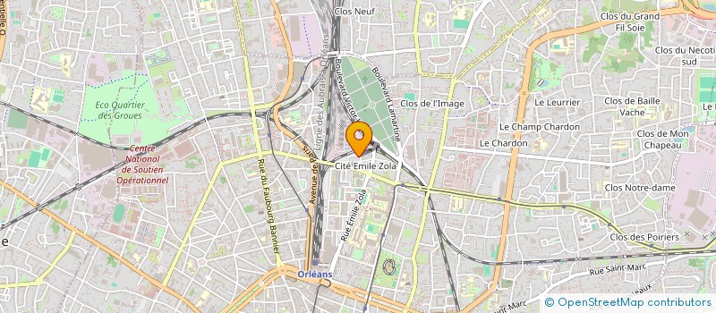 localisation de l'entreprise MADAME BEATRICE BONNAMY à ORLEANS