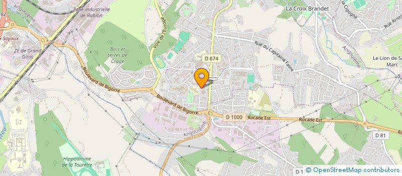 localisation de l'entreprise MADAME BEATRICE BONNEAU à ANGOULEME
