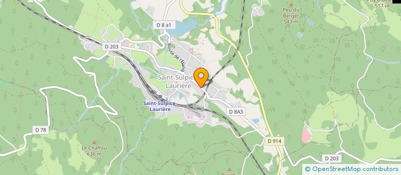 localisation de l'entreprise MADAME BEATRICE BONNET  SAINT-SULPICE-LAURIERE