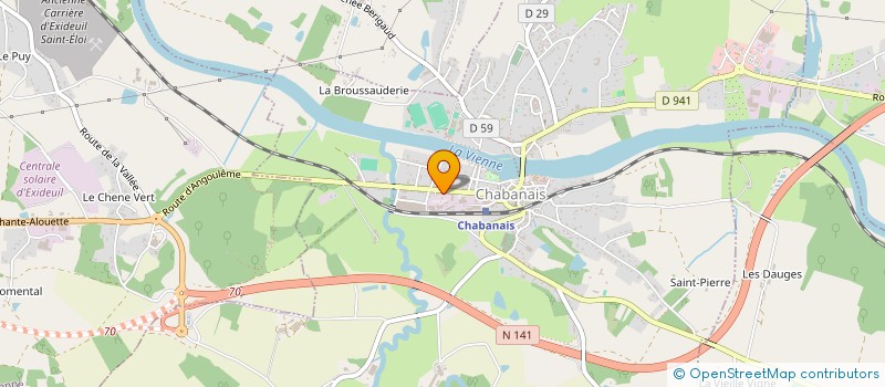 localisation de l'entreprise MADAME BEATRICE BORM  CHABANAIS