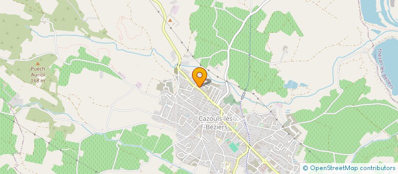 localisation de l'entreprise MADAME BEATRICE BOSCARIOL  CESSENON-SUR-ORB