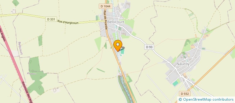 localisation de l'entreprise MADAME BEATRICE BOUBET  BELLICOURT