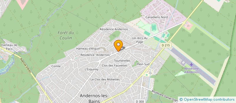 localisation de l'entreprise MADAME BEATRICE BOUCHER  ANDERNOS-LES-BAINS