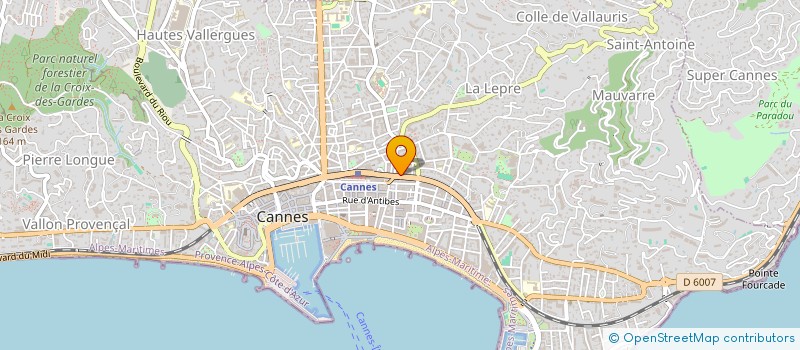 localisation de l'entreprise MADAME BEATRICE BOURDES à CANNES