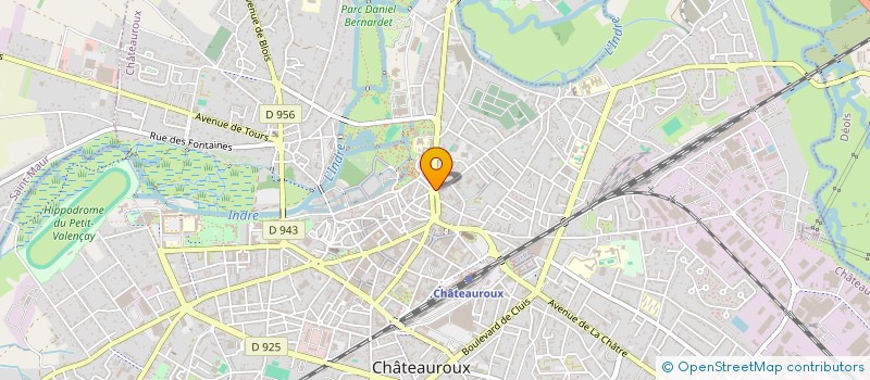 localisation de l'entreprise MADAME BEATRICE BOURDON à CHATEAUROUX