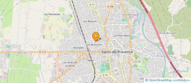 localisation de l'entreprise MADAME BEATRICE BOURLON  SALON-DE-PROVENCE