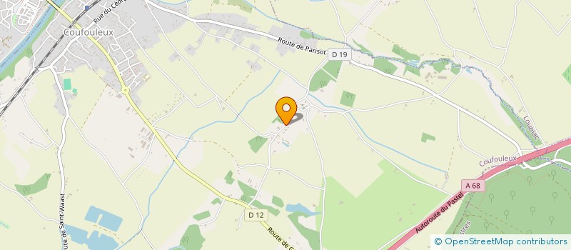 localisation de l'entreprise MADAME BEATRICE BOURREL  COUFOULEUX