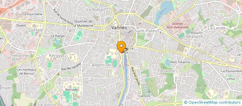 localisation de l'entreprise MADAME BEATRICE BOUTELET à VANNES