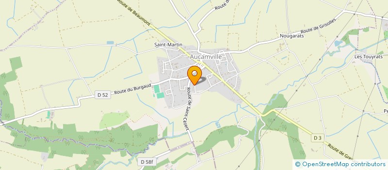 localisation de l'entreprise MADAME BEATRICE BOUTET à AUCAMVILLE