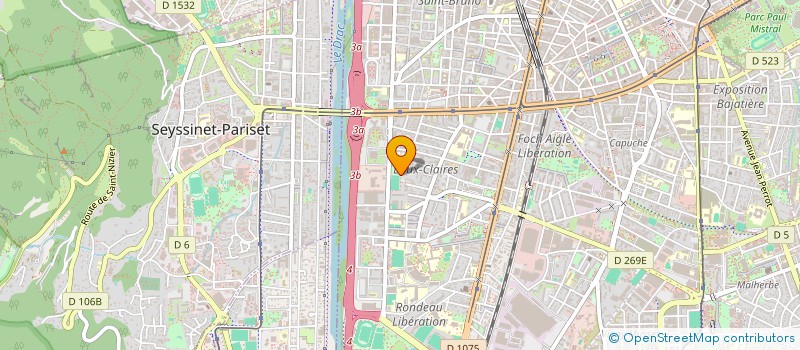 localisation de l'entreprise MADAME BEATRICE BOYACIYAN  GRENOBLE