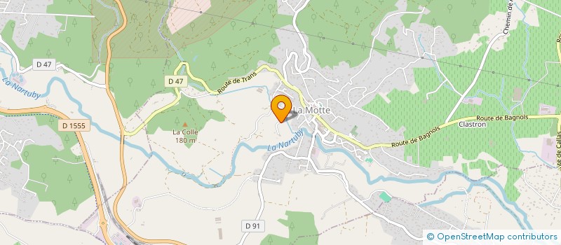 localisation de l'entreprise MADAME BEATRICE BOYER à LA MOTTE