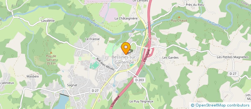 localisation de l'entreprise MADAME BEATRICE BRAC à BESSINES-SUR-GARTEMPE