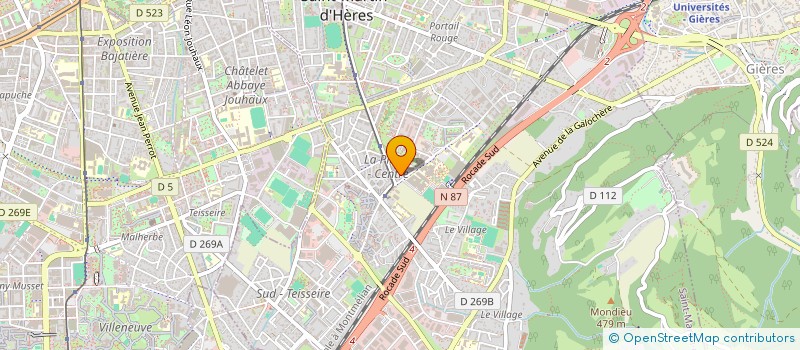 localisation de l'entreprise MADAME BEATRICE BRACHET à SAINT-MARTIN-D'HERES