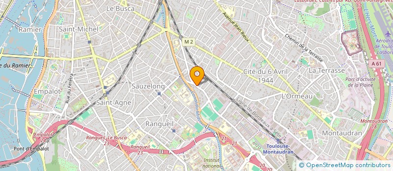 localisation de l'entreprise MADAME BEATRICE BRANGER à TOULOUSE