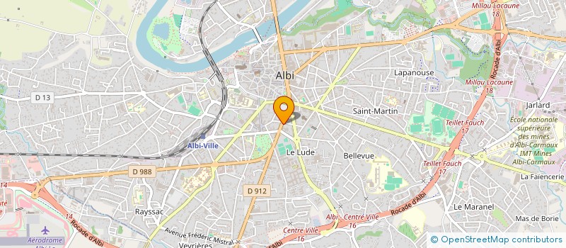 localisation de l'entreprise MADAME BEATRICE BREIL à ALBI