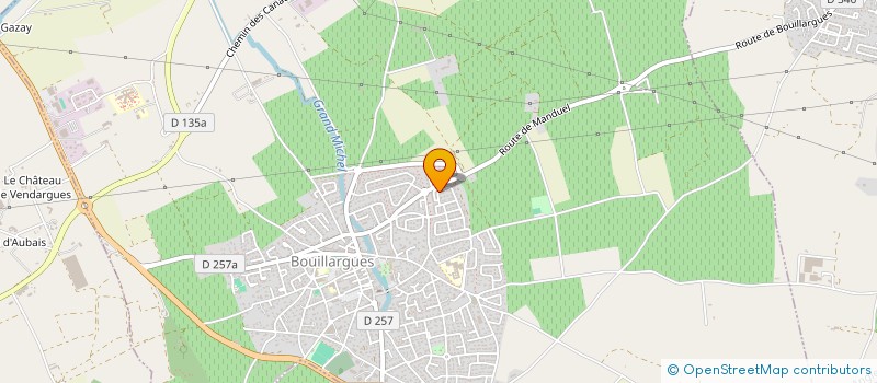 localisation de l'entreprise MADAME BEATRICE BRESSON  BOUILLARGUES