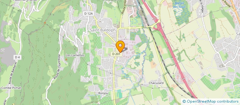 localisation de l'entreprise MADAME BEATRICE BRIEUX  SAINT-BALDOPH