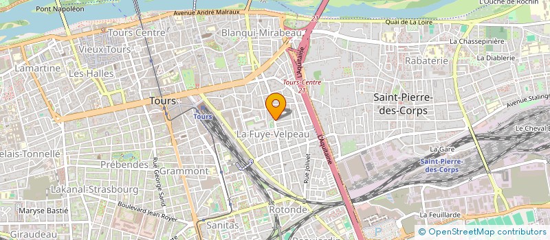 localisation de l'entreprise MADAME BEATRICE BROGARD  TOURS