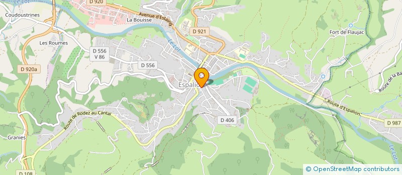 localisation de l'entreprise MADAME BEATRICE BROUZES  ESPALION