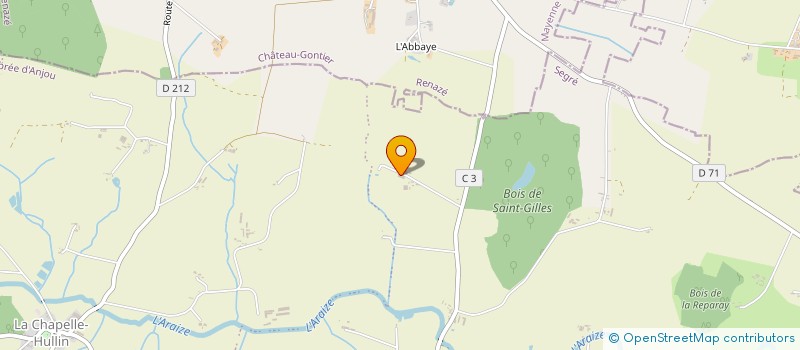 localisation de l'entreprise MADAME BEATRICE BRUNEAU à OMBREE D'ANJOU