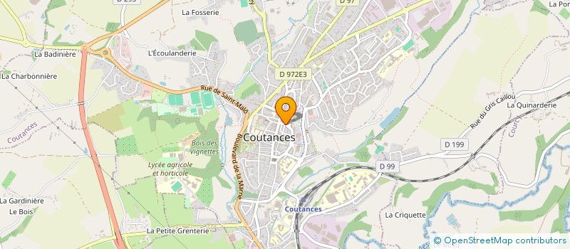 localisation de l'entreprise MADAME BEATRICE BURAUD  COUTANCES