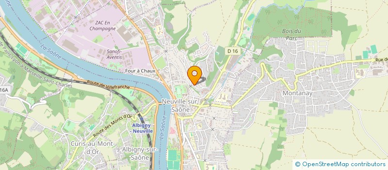 localisation de l'entreprise MADAME BEATRICE BUREAU  NEUVILLE-SUR-SAONE