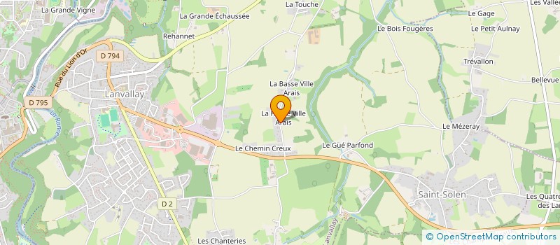 localisation de l'entreprise MADAME BEATRICE BUYS  LANVALLAY