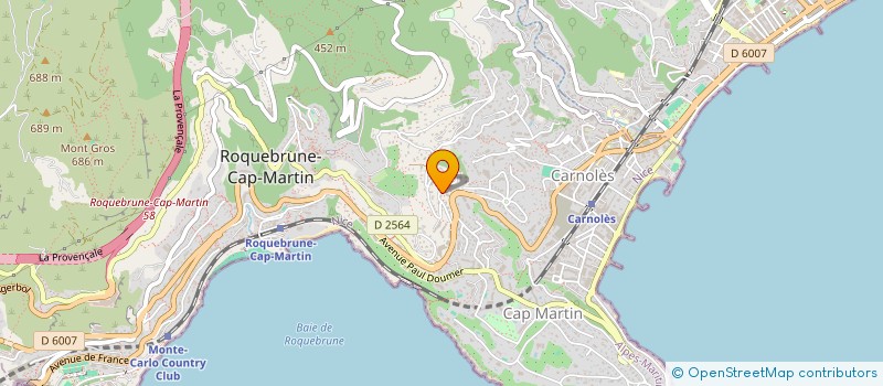 localisation de l'entreprise MADAME BEATRICE CADRE à ROQUEBRUNE-CAP-MARTIN