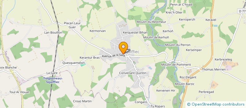 localisation de l'entreprise MADAME BEATRICE CAILLAULT  SQUIFFIEC