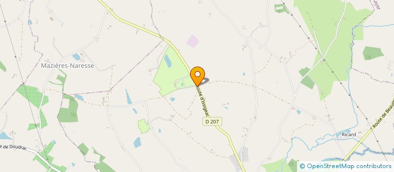 localisation de l'entreprise MADAME BEATRICE CAMPS  RIVES