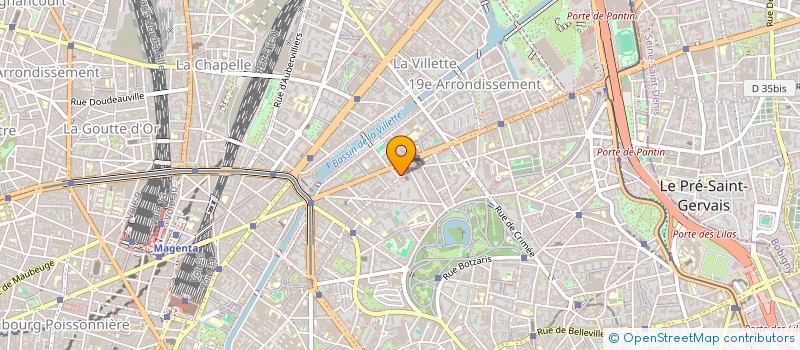 localisation de l'entreprise MADAME BEATRICE CANO  PARIS