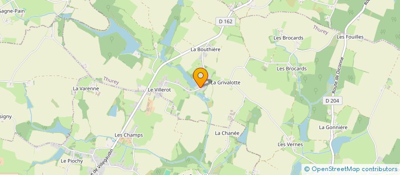 localisation de l'entreprise MADAME BEATRICE CAO  THUREY