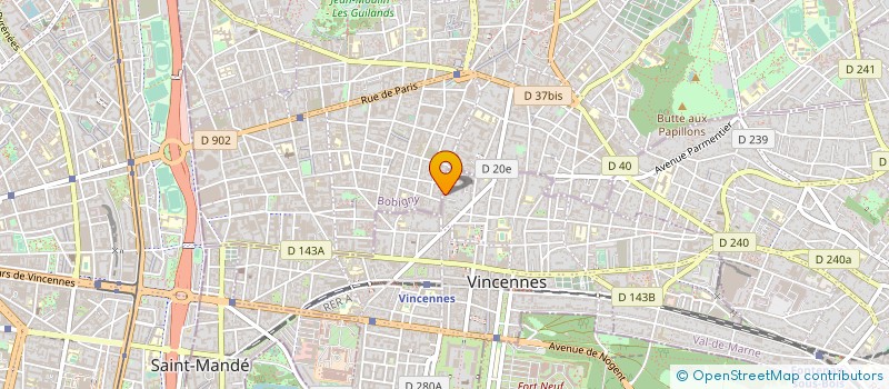 localisation de l'entreprise MADAME BEATRICE CAPUT à VINCENNES