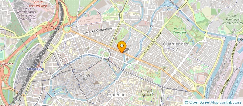 localisation de l'entreprise MADAME BEATRICE CARLOZ à STRASBOURG