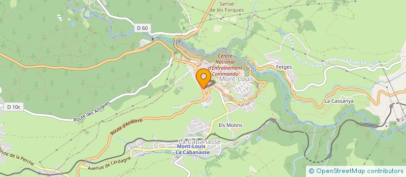 localisation de l'entreprise MADAME BEATRICE CARMONA  LA CABANASSE